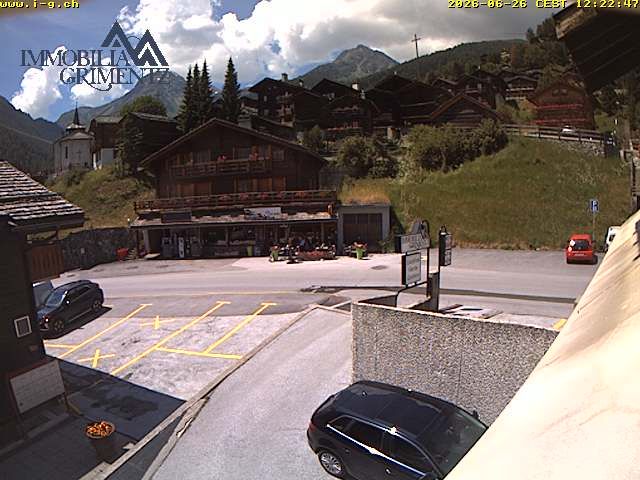 Grimentz › Südwesten: Boulangerie Pâtisserie Salamin, le Tea Room - EGLISE PAROISSIALE SAINT-THÉODULE