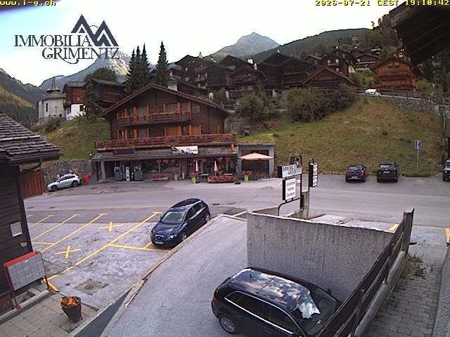 Grimentz › Südwesten: Boulangerie Pâtisserie Salamin, le Tea Room - EGLISE PAROISSIALE SAINT-THÉODULE