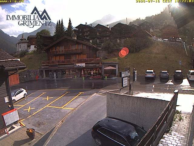 Grimentz › Südwesten: Boulangerie Pâtisserie Salamin, le Tea Room - EGLISE PAROISSIALE SAINT-THÉODULE