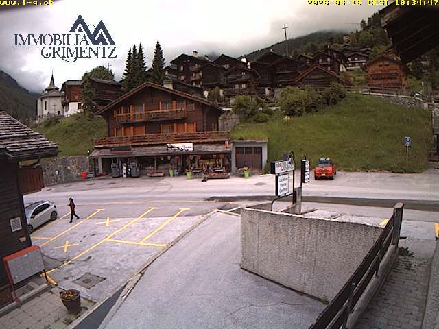 Grimentz › Südwesten: Boulangerie Pâtisserie Salamin, le Tea Room - EGLISE PAROISSIALE SAINT-THÉODULE