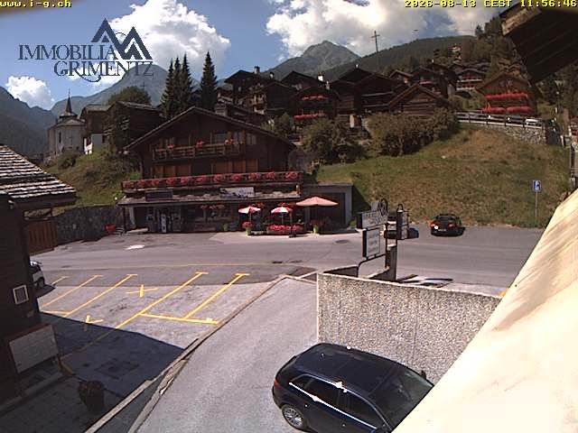 Grimentz › Südwesten: Boulangerie Pâtisserie Salamin, le Tea Room - EGLISE PAROISSIALE SAINT-THÉODULE