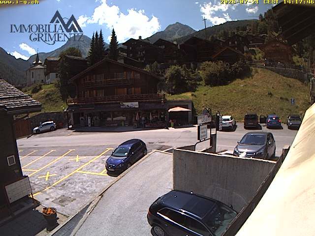 Grimentz › Südwesten: Boulangerie Pâtisserie Salamin, le Tea Room - EGLISE PAROISSIALE SAINT-THÉODULE