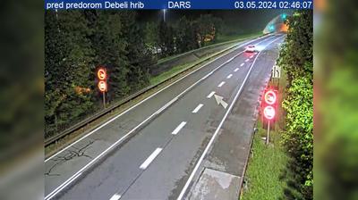 Avtocesta Ljubljana - Obrežje, predor Debeli hrib
