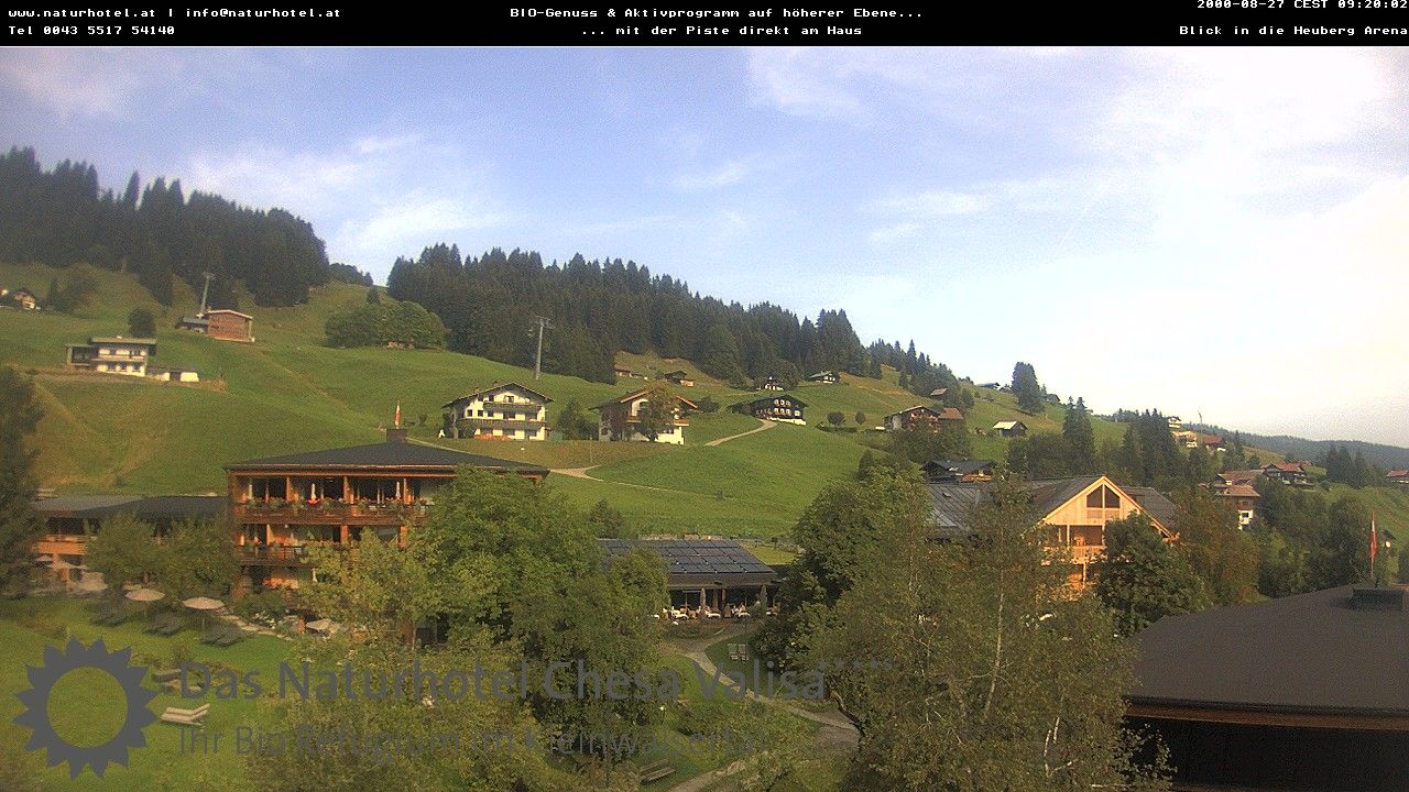 Traffic Cam Hirschegg: Kleinwalesertal - Naturhotel