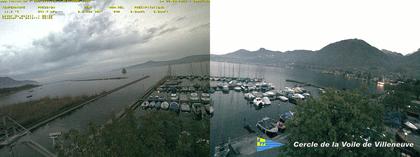 Villeneuve: Lake Leman from - port