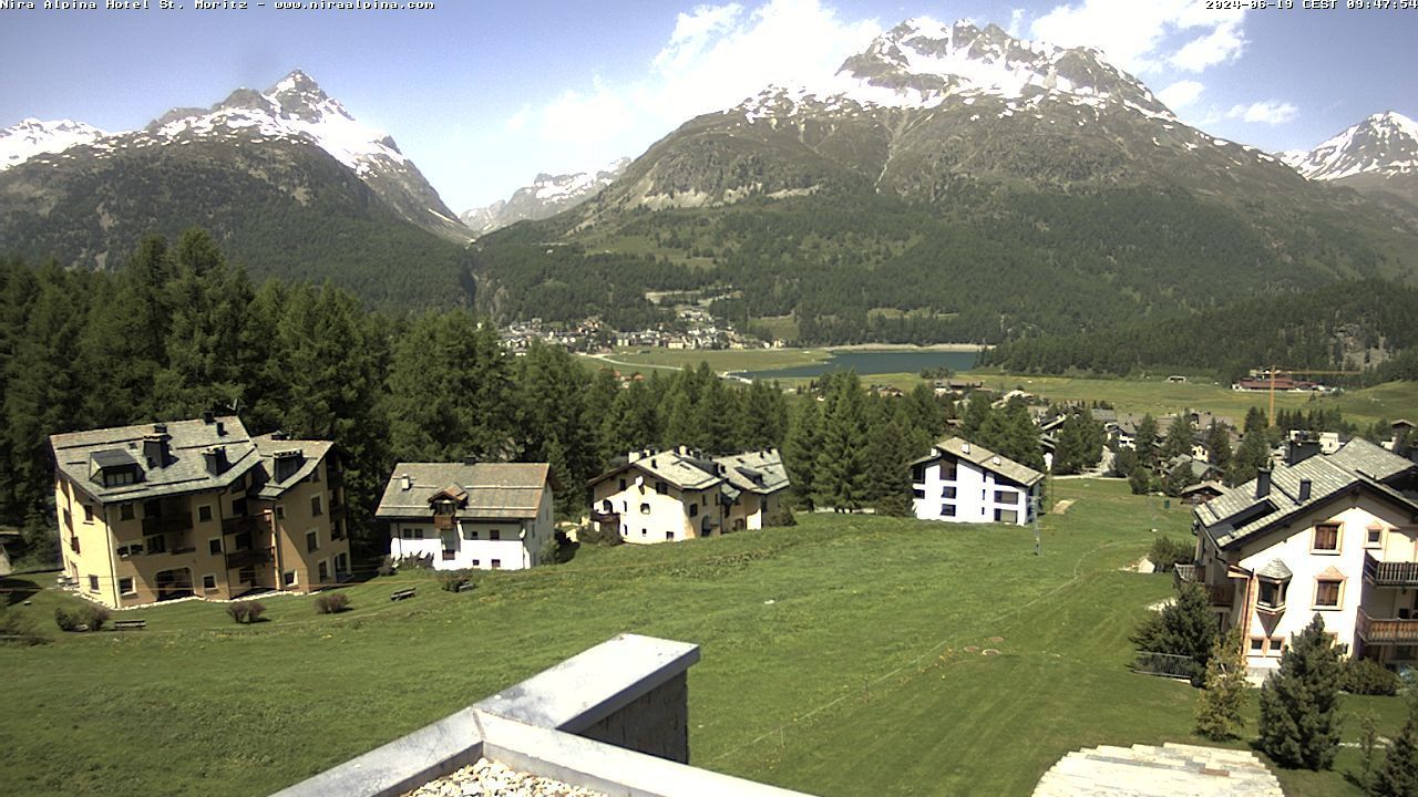 Traffic Cam Surlej: St. Moritz Silvaplana