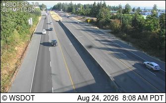 Traffic Cam Gig Harbor: SR 16 at MP 10.7: Olympic Drive