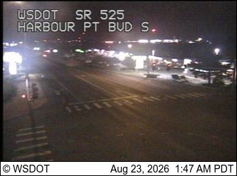 Traffic Cam Mukilteo: SR 525 at MP 4: Harbour Pt Bvd S