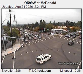 Traffic Cam Tigard: ORE99W at McDonald