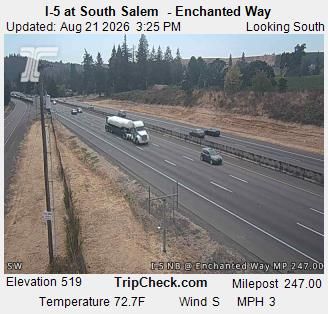 Traffic Cam Sunnyside: I-5 at South Salem - Enchanted Way