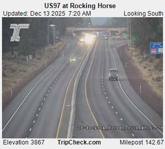 Traffic Cam Bend: US97 at Rocking Horse SB