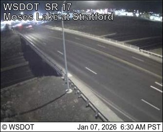 Traffic Cam Moses Lake › South: SR 17 at MP 54.7 - at Stratford Rd