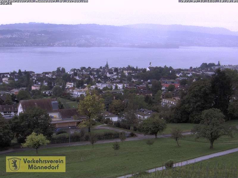 Männedorf › Südwesten: Allenbergstrasse - Männedorf, Spital - Bahnhof - Wädenswil - Au peninsula - Zürichsee - Zimmerberg - Uetliberg