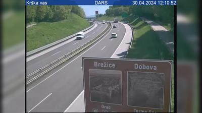 Avtocesta Ljubljana - Obrežje, Krška vas