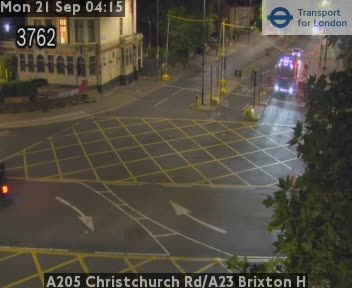 Traffic Cam London: A205 Christchurch Rd/A23 Brixton H