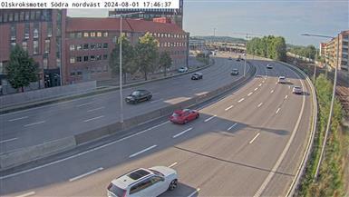 Traffic Cam Orgryte-Harlanda: Olskroksmotet Södra nordväst