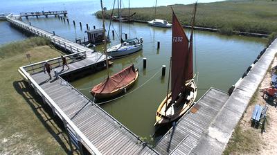 Wieck a. Darss › South: Wieck auf dem Darß - Hafen: Blick auf den Sportboofhafen Wieck (Boddenhafen in Wieck auf dem Darß)