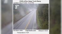 Government Camp: US26 at Run Away Truck Ramp - Day time