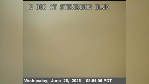 Traffic Cam Irvington District › North: TVA63 -- I-880 : Stevenson Boulevard