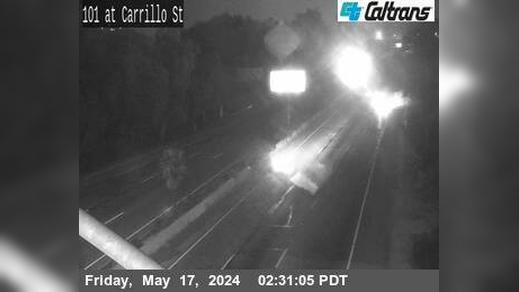 Traffic Cam Santa Barbara › North: US-101 : Carrillo Street