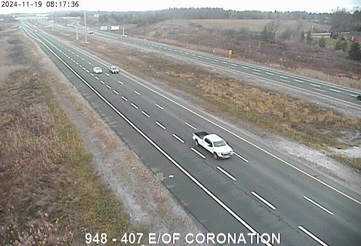 Traffic Cam Whitby: 407 East of Coronation Road