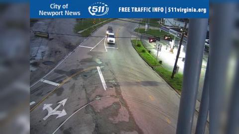 Traffic Cam City Center: US-60 - NN01 - Warwick Blvd @ Yorktown Road