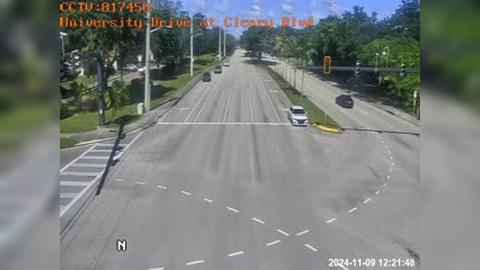 Traffic Cam Plantation: University Drive at Cleary Blvd