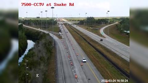 Traffic Cam Broward: I-75 W of Snake Rd
