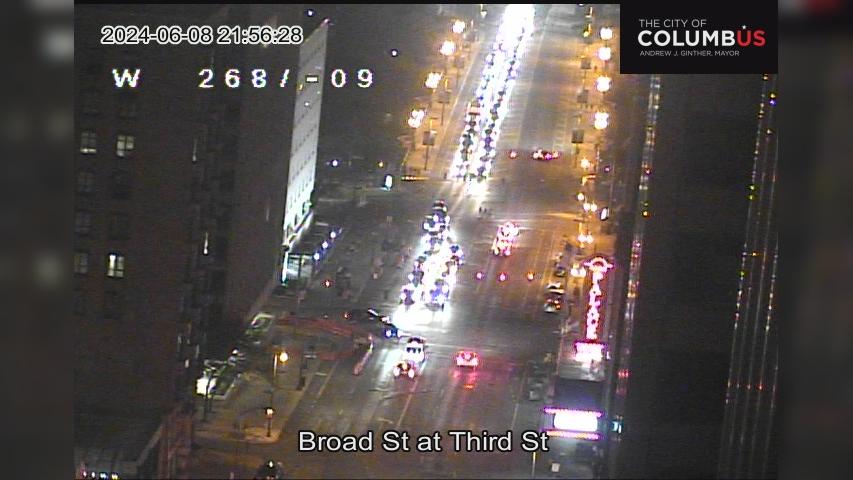 Traffic Cam Downtown: Broad St at 3rd St