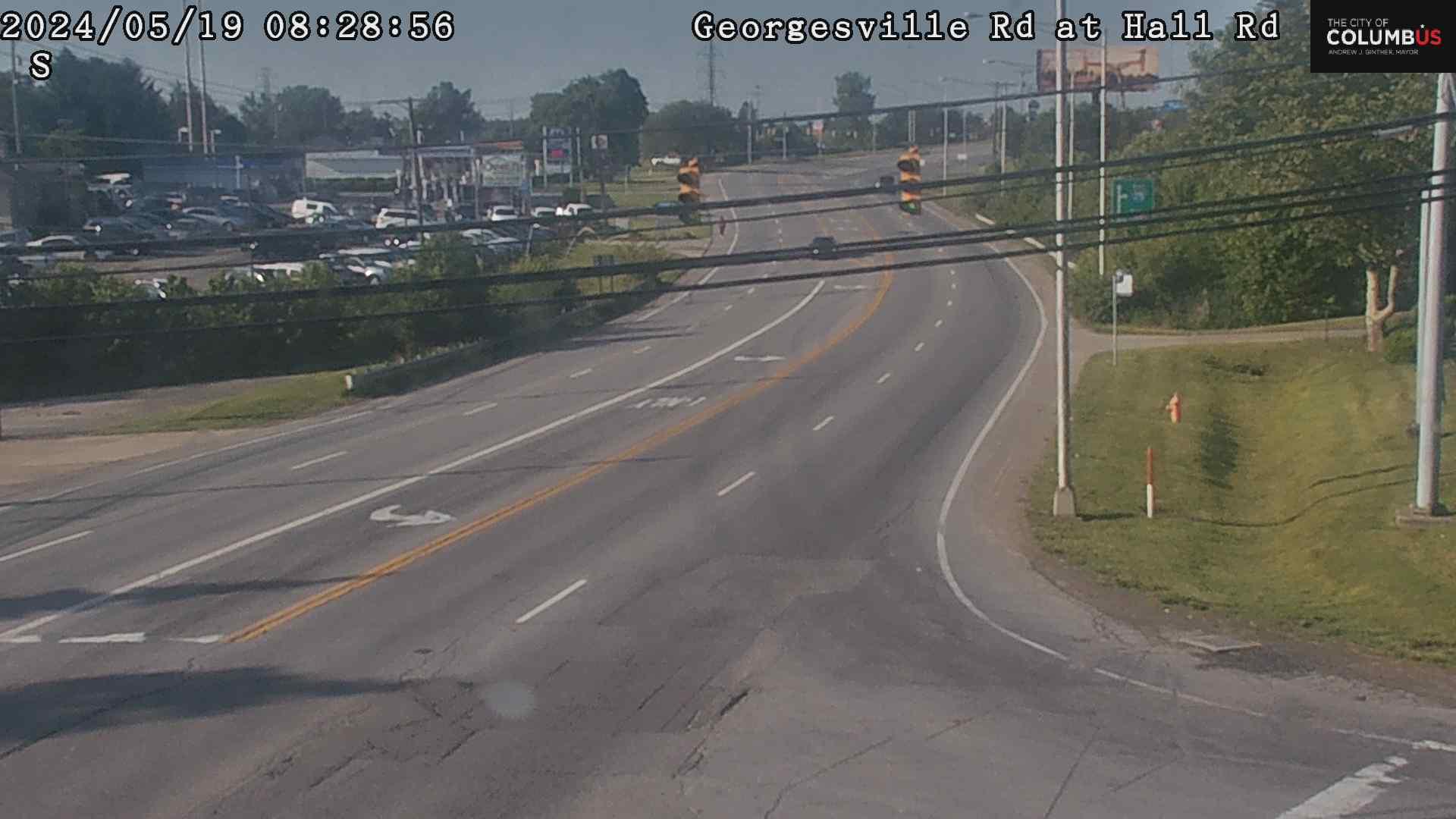 Traffic Cam Columbus: City of - Georgesville Rd at Hall Rd