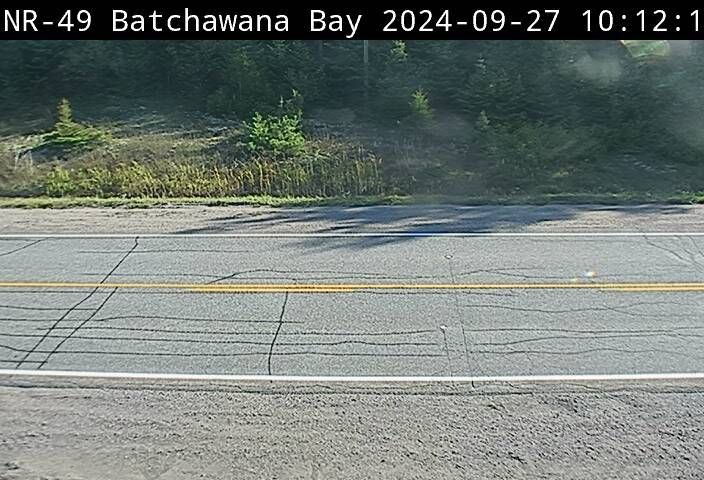Traffic Cam Unorganized North Algoma: Highway 17 near Batchawana Bay