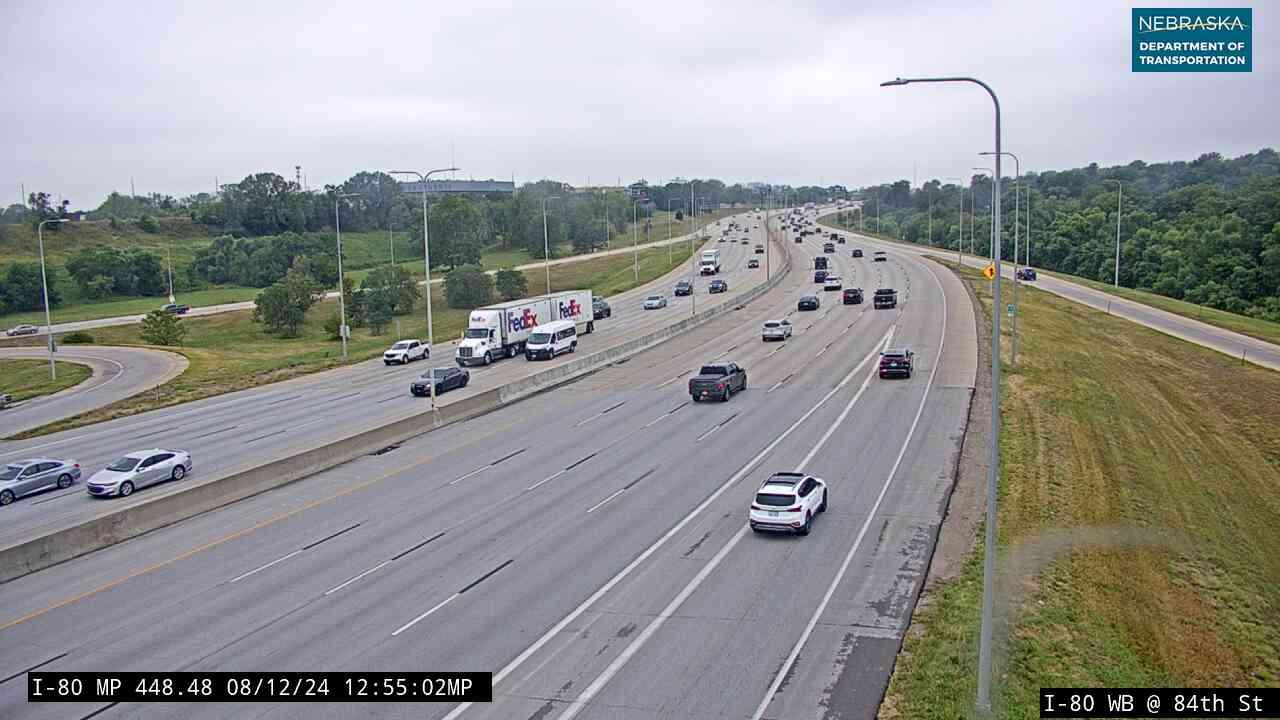 Traffic Cam Omaha: I-80: 84th St in - Various Views