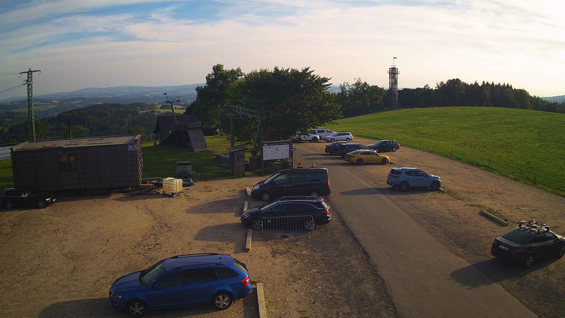 Traffic Cam Korenov › South: U čápa Příchovice - Jara Cimrman Museum