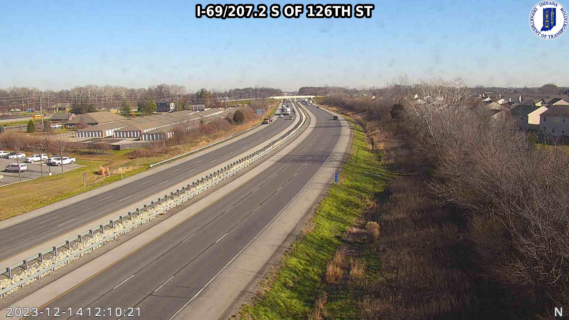 Traffic Cam Sumerlin Trails Subdivision: I-69: I-69/207.2 S OF 126TH ST