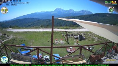 immagine della webcam nei dintorni di Pizzoli: webcam Crognaleto