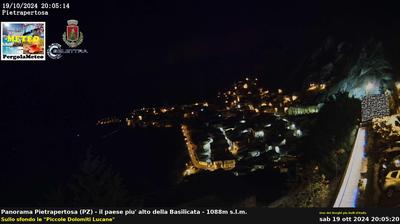 immagine della webcam nei dintorni di Calvera: webcam Pietrapertosa