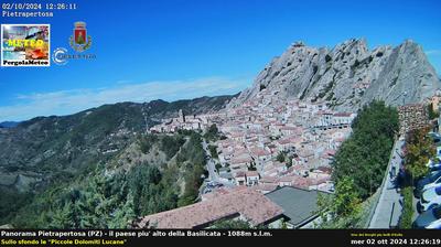 immagine della webcam nei dintorni di Pisticci: webcam Pietrapertosa