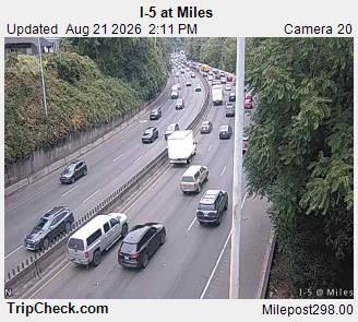 Traffic Cam Portland: I-5 at Miles