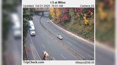 Portland Traffic Watch: I-5 at Miles