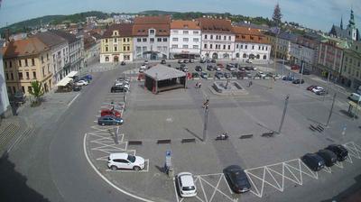 Tageslicht webcam ansicht von Klatovy: náměstí