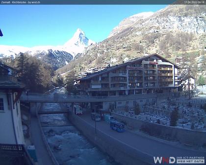 Zermatt: Zermatt, Kirchbrücke