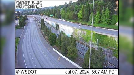 Traffic Cam Seattle: I-90 at MP 2.9: Corwin Pl S