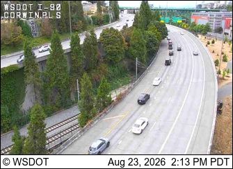 Traffic Cam Seattle: I-90 at MP 2.9: Corwin Pl S