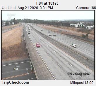 Traffic Cam Gresham: I-84 at 181st