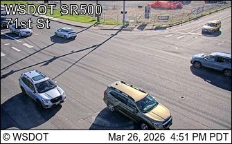 Traffic Cam Battle Ground: SR 500 at MP 6.4: 71st St