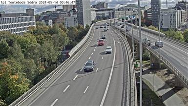 Traffic Cam Bergshamra: Tpl Tomteboda Södra