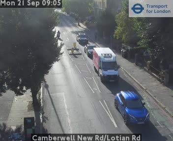 Traffic Cam London: Camberwell New Rd/Lotian Rd
