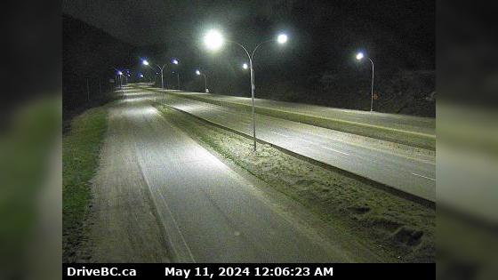 Traffic Cam Fraser Valley Regional District › East: Hwy 5, southbound at Zopkios Rest Area, near the Coquihalla Summit, looking northeast