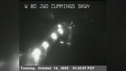 Traffic Cam Oleum › West: TV970 -- I-80 : Just West Of Cummings Skwy