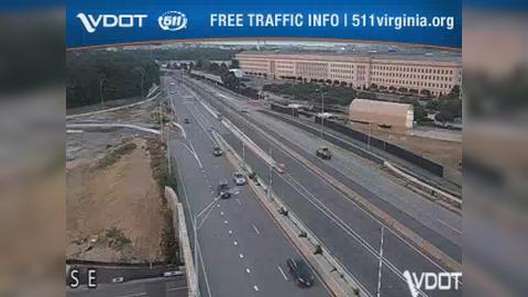 Traffic Cam Pentagon City: RT27 W at I-395 - Pentagon Parking